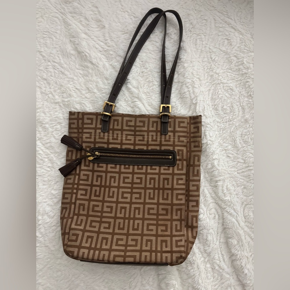 Authentic Givenchy Monogram Canvas Tote Bag